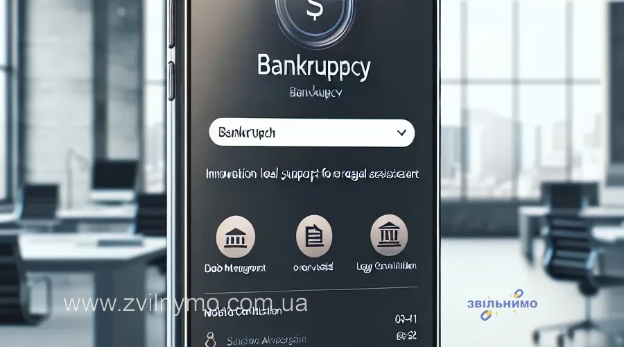 Иллюстрация к разделу "Відповіді на популярні питання щодо онлайн супроводу банкрутства через мобільний додаток" в статье "ТОП 3 переваги онлайн супроводу банкрутства через мобільний додаток"
