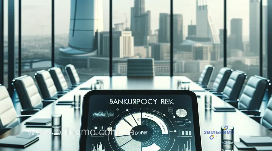 Иллюстрация к разделу «Управління ризиками банкрутства при реструктуризації» у статті «Покроковий гайд як правильно підготувати підприємство до банкрутства»