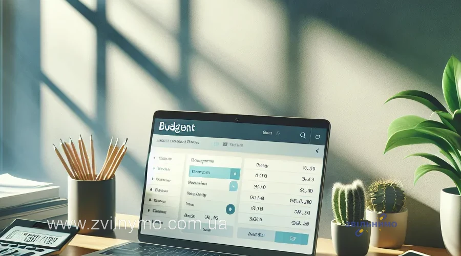 Иллюстрация к разделу «Бюджетування і фінансова подушка безпеки» у статті «Як підвищити фінансову стійкість у 2025 році- поради для українців»