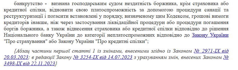 Що таке банкрутство