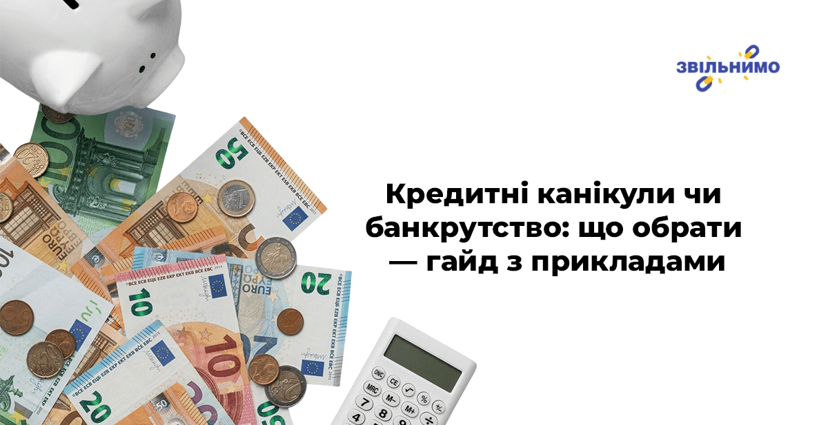 Кредитні канікули чи банкрутство: що обрати — гайд з прикладами