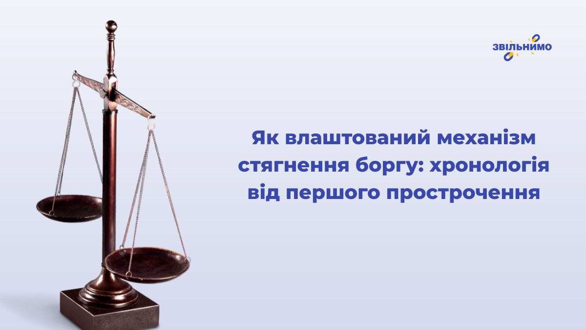 Як влаштований механізм стягнення боргу: хронологія від першого прострочення