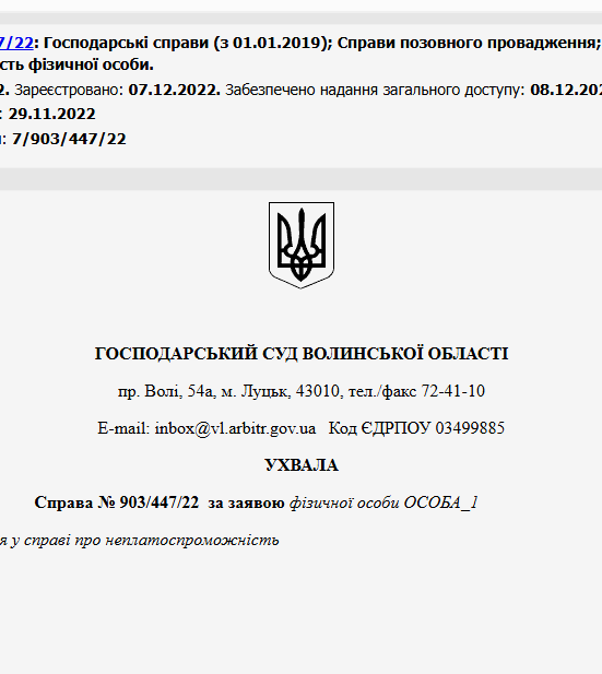 Судове рішення №903/447/22