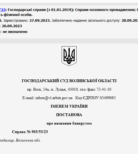 Судове рішення №903/53/23
