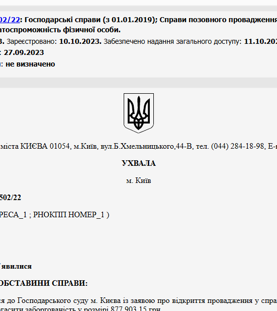 Судове рішення №910/8502/22