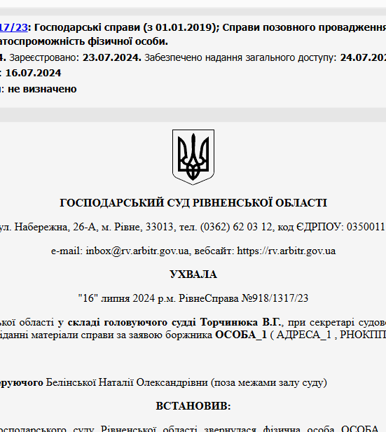 Судове рішення №918/1317/23