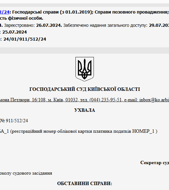 Судове рішення №911/512/24