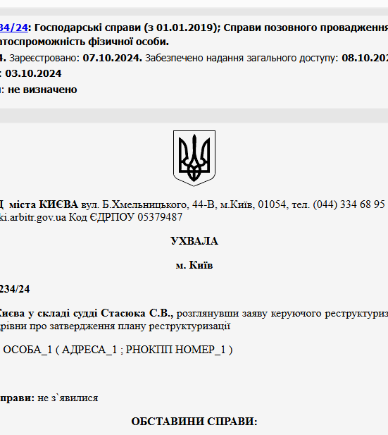 Судове рішення №910/1234/24