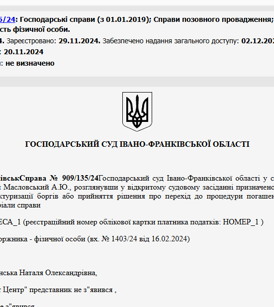 Судове рішення №909/135/24