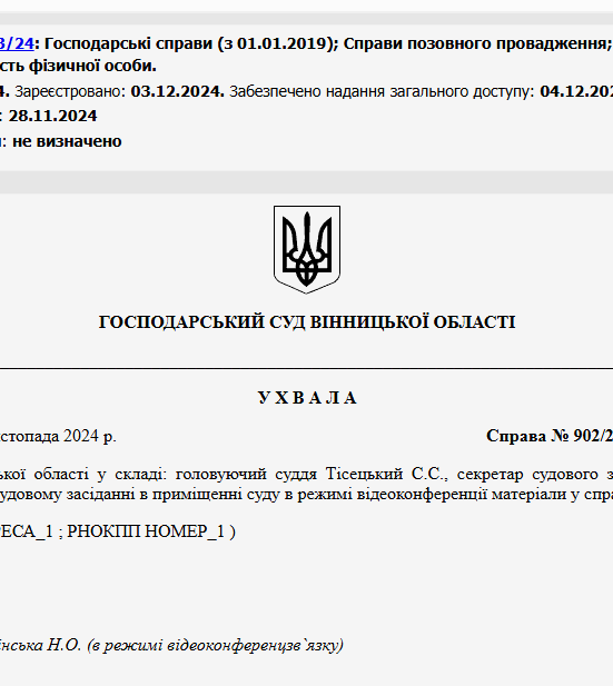 Судове рішення №902/283/24