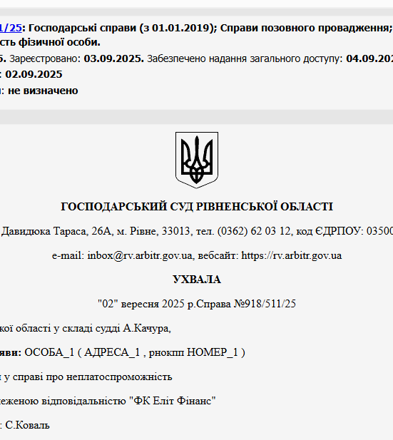 Судове рішення №918/511/25