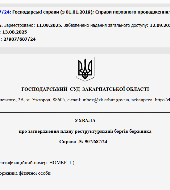 Судове рішення №907/687/24