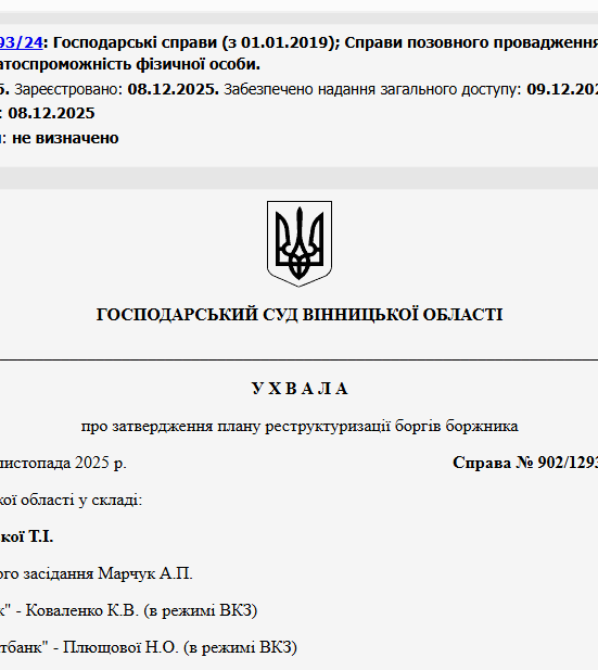 Судове рішення №902/1293/24
