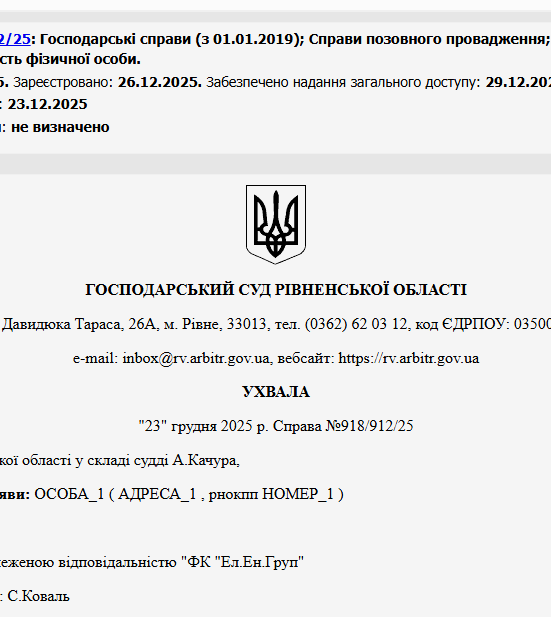 Судове рішення №918/912/25