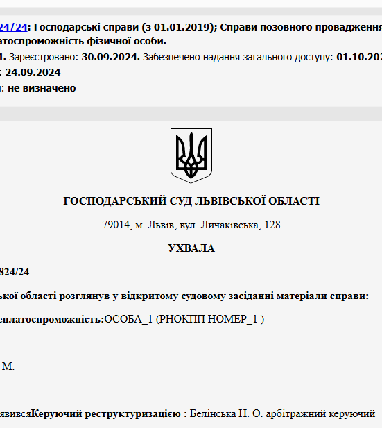 Судове рішення №914/1824/24