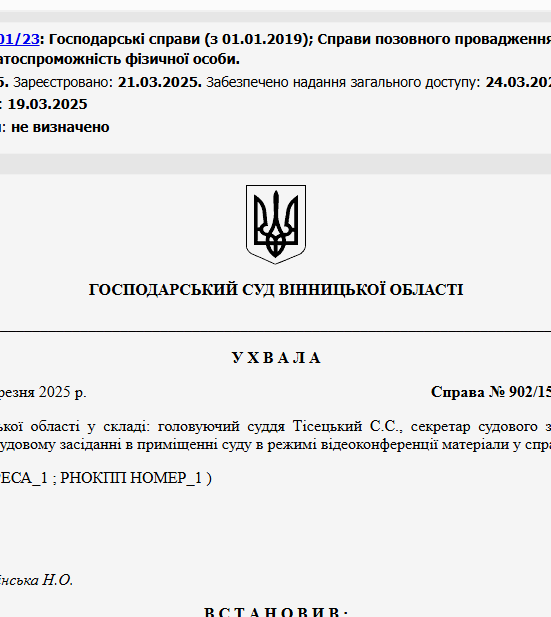 Судове рішення №902/1501/23