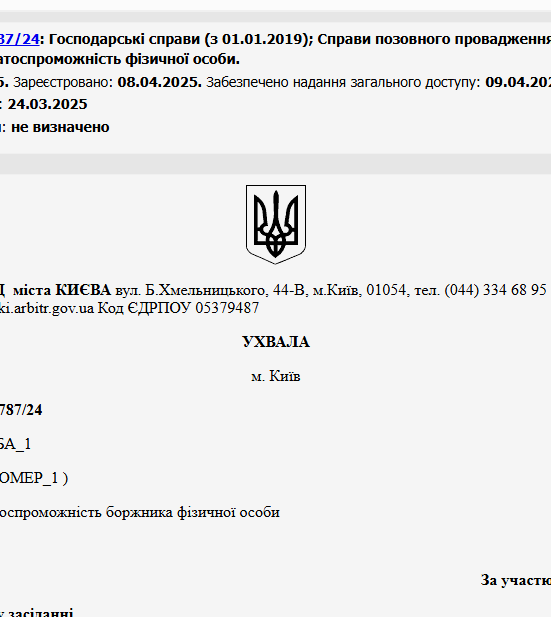 Судове рішення №910/3787/24