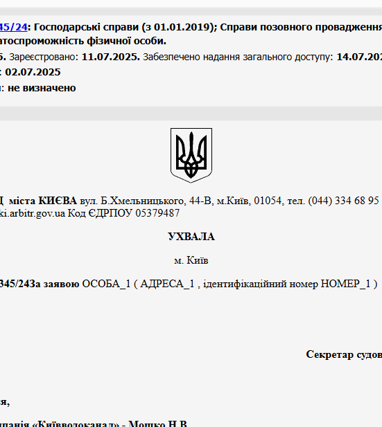 Судове рішення №910/9345/24