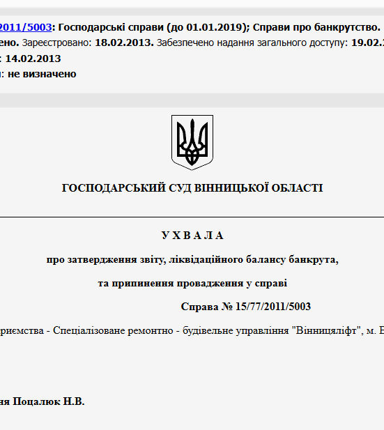 Судове рішення №15/77/2011/5003