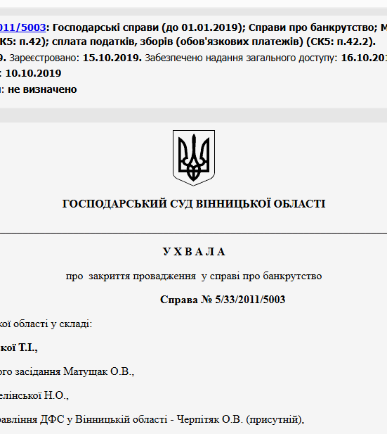 Судове рішення №5/33/2011/5003