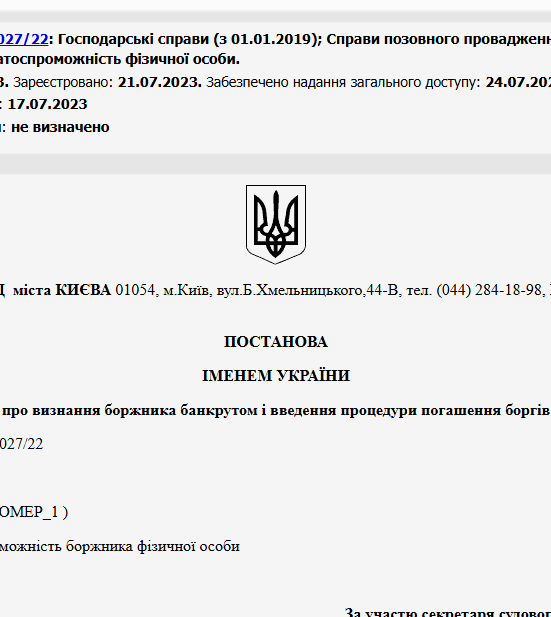 Судове рішення №910/11027/22