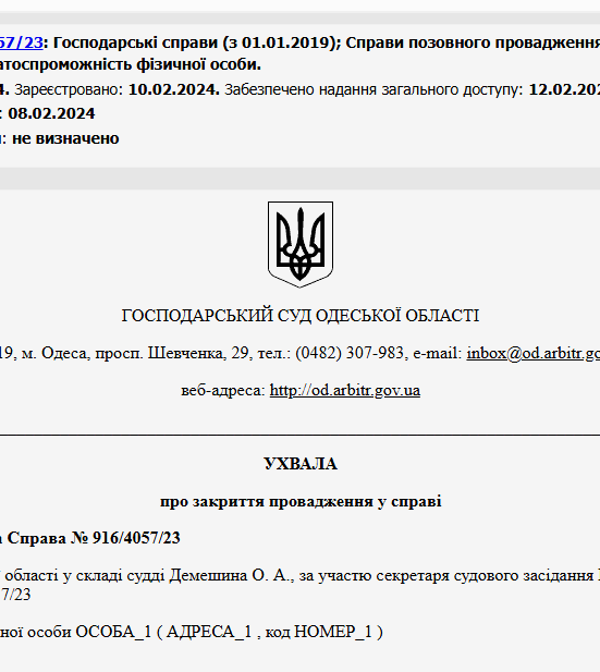 Судове рішення №916/4057/23