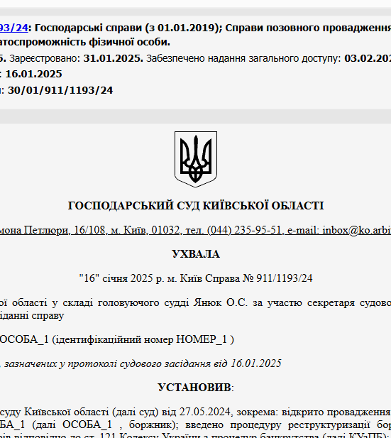 Судове рішення №911/1193/24