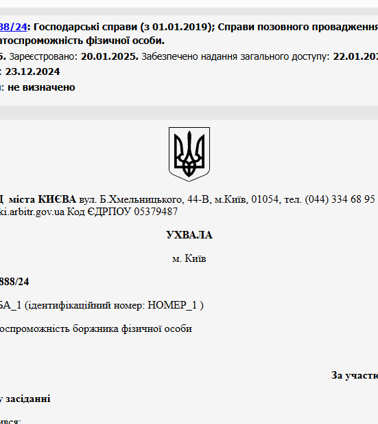 Судове рішення №910/7888/24