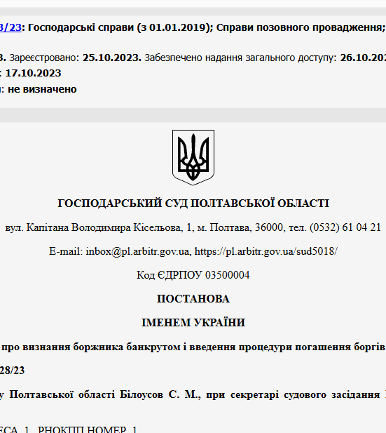Судове рішення №917/128/23