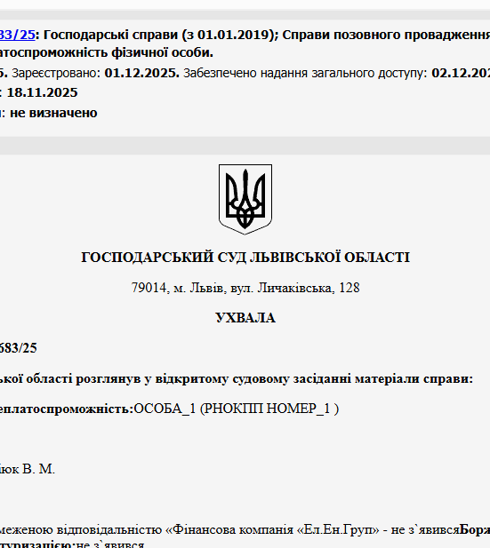 Судове рішення №914/2683/25