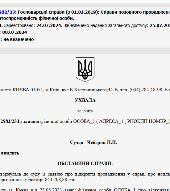 Судове рішення №910/12982/23